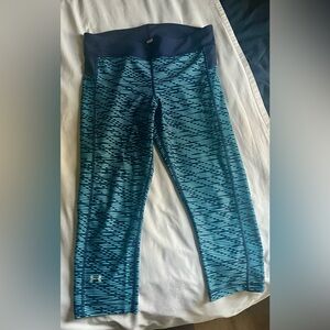 Women's Blue Patterned Leggings